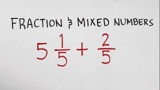 Adding Fractions and Mixed Numbers