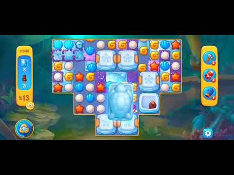 Fishdom Easy Level 11646 (with full seashell) @choraelmin