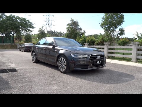 2013 Audi A6 hybrid Start-Up, Full Vehicle Tour, and Quick Drive