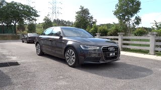 2013 Audi A6 hybrid Start-Up, Full Vehicle Tour and Quick Drive