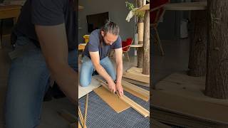 King size scratching post made from recycled cardboard #diy #cat #recycle