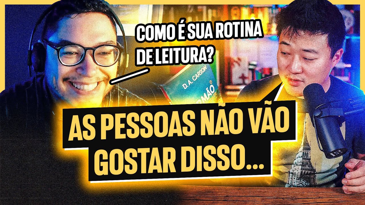 A ESTRANHA rotina de leitura de Paulo Won