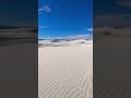Walking in White Sands, New Mexico 📍 #shorts