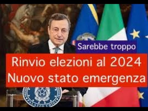 Retroscena sconcertante: Rinvio elezioni al 2024 e nuovo stato di emergenza con taglio pensioni.