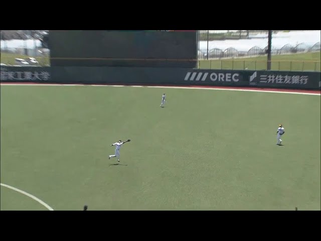 【ファーム】ホークス・牧原 ギリギリの打球をスーパーキャッチ!! 2018/5/3 H-T(ファーム)