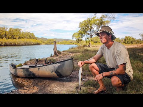 Aussie Canoe/ Hammock Camp || CATCH & COOK