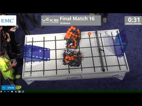 VEX Worlds 2016 - VEXIQ Middle School - Finals 15 (11173B 7078A) 161