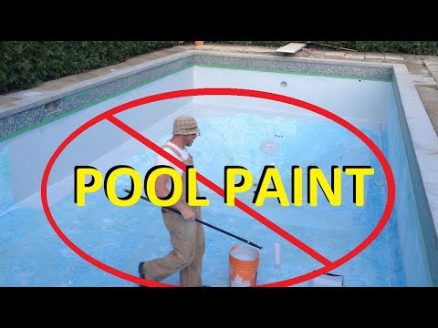 Why Shouldn't You Paint a Concrete Pool?