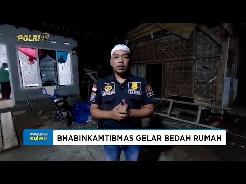 BHABINKAMTIBMAS POLRES LAMPUNG TENGAH BEDAH RUMAH WARGA