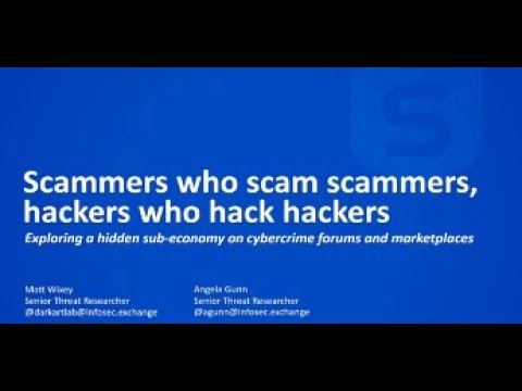 Scammers Who Scam Scammers, Hackers Who Hack Hackers: Exploring a Sub-economy on Cybercrime Forums