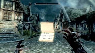 Skyrim Tutorial : Level 100 EASY Alteration in 5mins