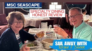 MSC Seascape | Specialty Dining Review | New Dining Packages