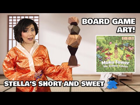 Moku Tower: The Endless Column - Board Game and Art