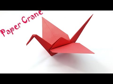 How To Make Paper Crane | Origami Step by Step - Easy for Beginners (Folding Instructions)