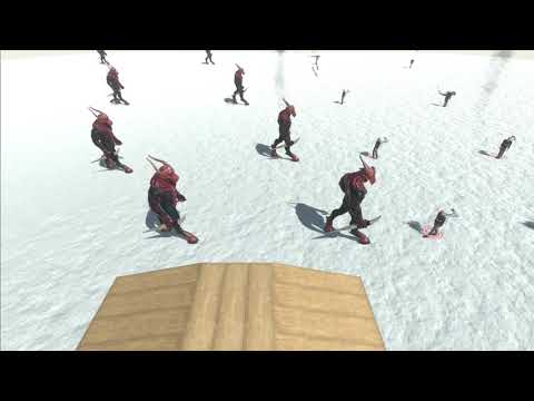 8 Kozarog The Demon snow vs all units - Animal Revolt Battle Simulator