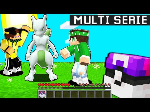 My friends are fighting over Shiny Mewtwo! - Minecraft Multipixelmon
