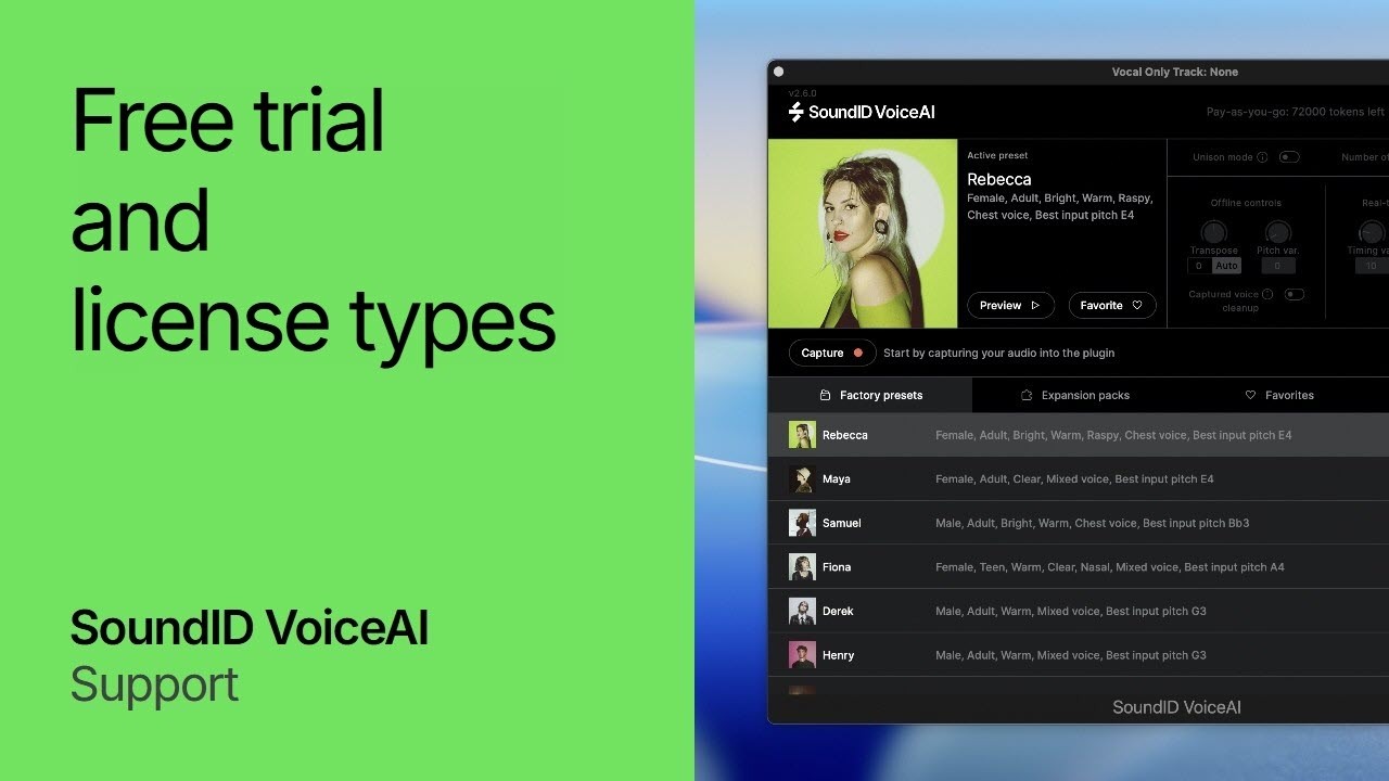 SoundID VoiceAI Free trial and license types - YouTube