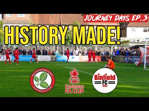 8 GOAL CUP MAGIC! 🏆 | BECKENHAM TOWN FC VS BINFIELD FC | FA CUP | 01.10.22 | JD EP.3