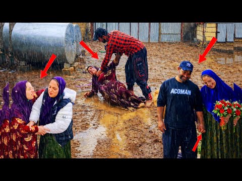 A storm of emotions: a violent family conflict in cold, rainy weather