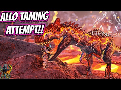 TRYING TO TAME AN X ALLO AND SOME UTILITY DINOS GOES AS WELL AS YOUD THINK! | Ark Story Unmodded 171