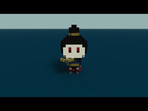 Vayne Chibi Voxel Art | League Of Legends | LoL FanArt