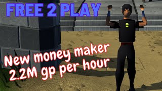 Amazing 2.2m GP per hour F2p Money Maker With No Requirements - Simple OSRS Guide