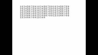 FOR-NEXT Demonstration for the ZX81