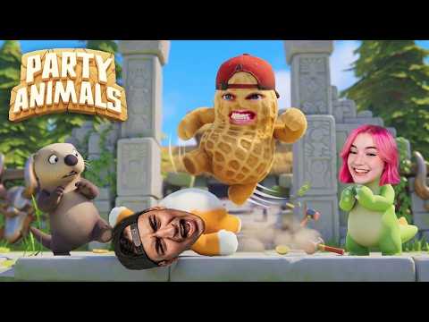 TheBurntPeanut DIES From LAUGHING w/ Cloakzy, Gingy & More | Party Animals