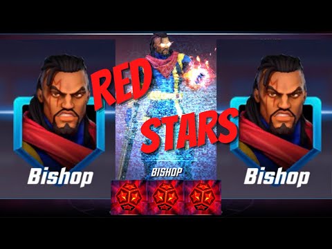 Bishop Red Stars - So MANY Elite Pulls! | Marvel Strike Force