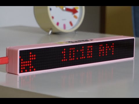 ESP Matrix - a DIY LaMetric Video