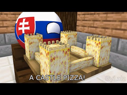 Countryballs School - Making Pizza 3 (Minecraft Animation)