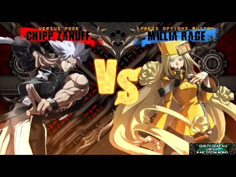 Guilty Gear Xrd Rev 2 - Chipp vs Millia
