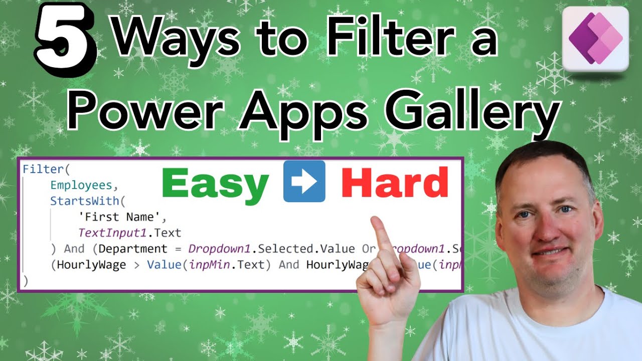 5 Ways to Filter a Power Apps Gallery