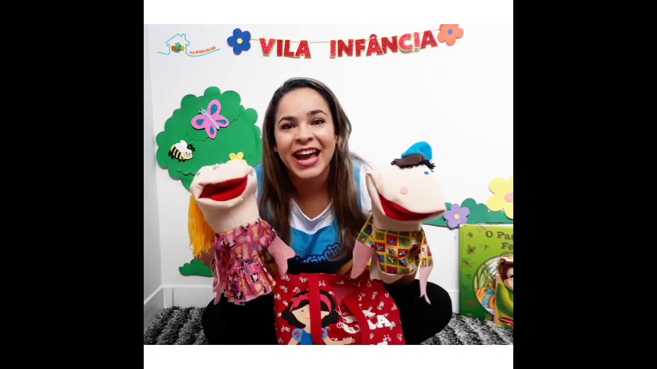 contação da história JOÃO E MARIA com fantoche #JOAOEMARIA #EDUCACAOINFANTIL #DIADASCRIANCAS