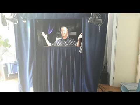 Opbouwen van de grote poppenkast (voor binnen)
