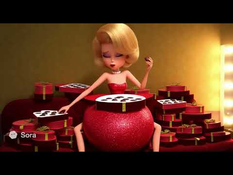 Beautiful Singer Chocolate Giant Bloated Belly Burp Animation (Sora 2 AI)