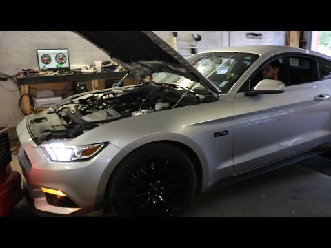2015 Mustang GT on 150 shot of Nitrous