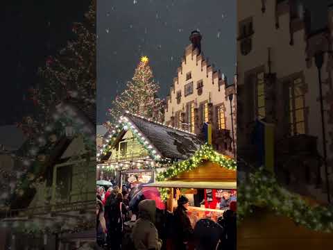✨🎄 The Most Fairytale Christmas Market in Germany! 🎄✨ #travel #frankfurt #christmasmarket #germany