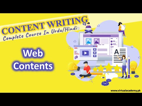 Fields of Content writing | Web Content | Importance of Web Content | Content Writing Course