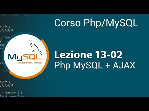 Creating a Table with MySQL + AJAX Part 02 - PHP/MYSQL Tutorial Italian 13