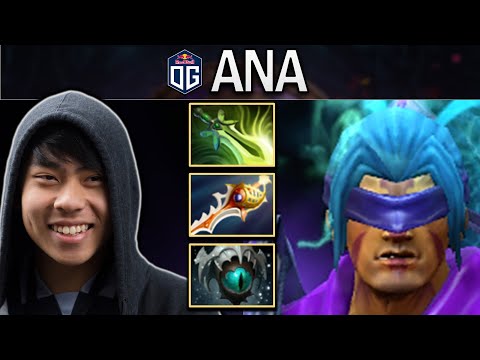 OG.ANA SMURF ANTI-MAGE WITH DIVINE RAPIER-SKADI - DOTA 2 GAMEPLAY