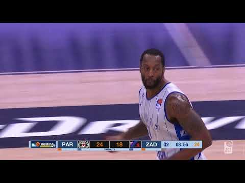 AdmiralBet ABA League 2021/22 highlights, Round 14: Partizan NIS - Zadar (3.1.2022)