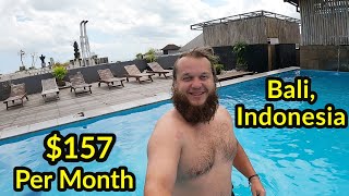 🇲🇨 $157 PER MONTH BALI LIVING (ROOFTOP POOL, WIFI, AIR CON INCLUDED) | THE TUSITA HOTEL