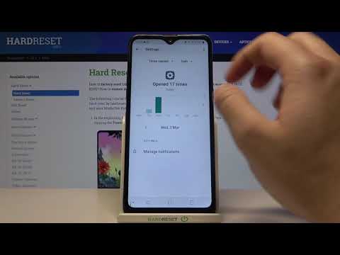 How to Check Number of Apps Opened Each Day in LG K50s?