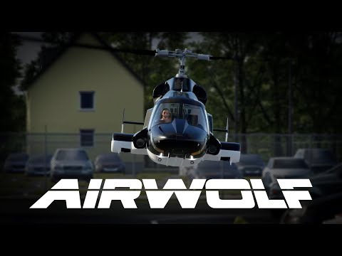 Airwolf – Bell 222 (by Cowan Simulation) in X-Plane 12 with custom Airwolf Bodykit [4K | 60 fps]