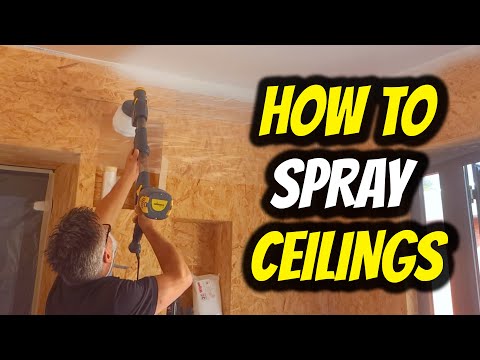 How To Spray Paint Ceilings | Wagner Paint Sprayer | Wagner Top Tips | Wagner W510