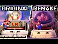 Mario Vs Donkey Kong GBA Switch Side By Side Comparison All Bosses Cutscenes