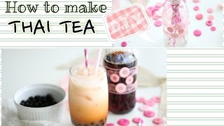 ♡ CÁCH LÀM TRÀ SỮA THÁI & TRANG TRÍ BÌNH TRÀ ♡ HOW TO MAKE THAI ICED TEA ♡ mattalehang