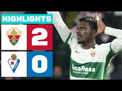 Resumen Elche vs Eibar Jornada 24