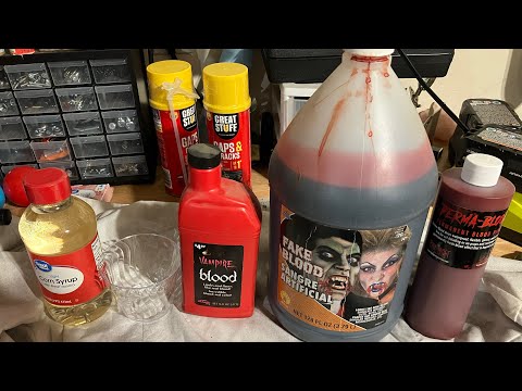 Different Fake Bloods Vs Perma-Blood Permanent Blood